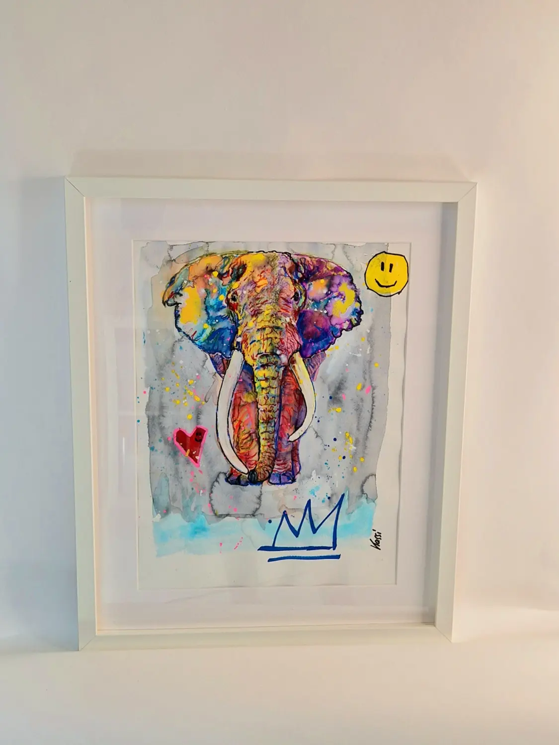 Elephant-Kunstwerk von Kassarti 