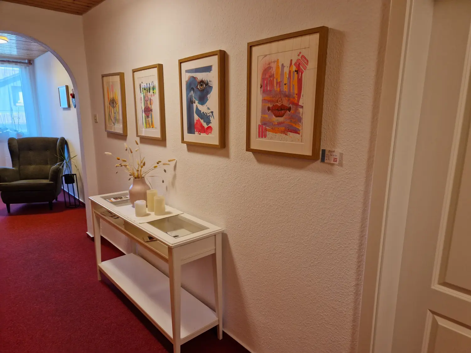 Kunstwerk in einem Raum malen von Kassarti 