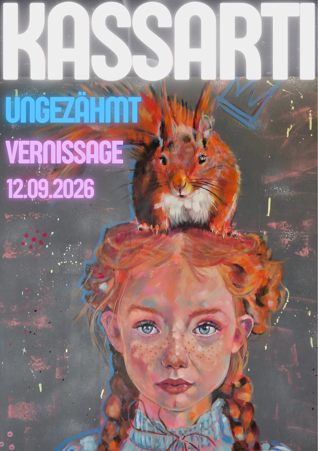 Tiger-Kunstwerk von Kassarti 